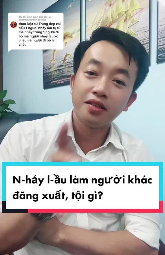 N-hảy l-ầu làm người khác đăng xuất, tội gì?